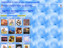 Tablet Screenshot of angelwinks.net